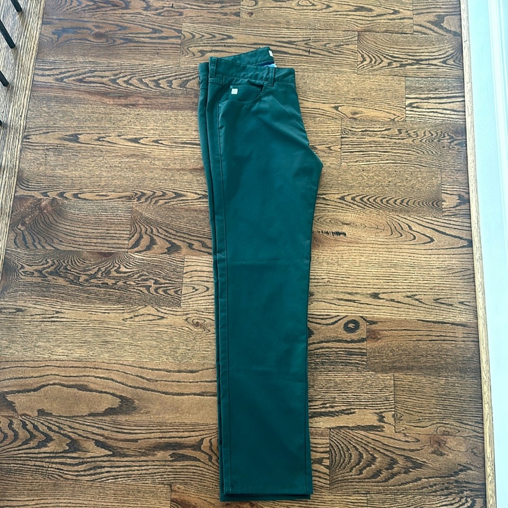 Peter Millar NWOT 32/32 pine green pants